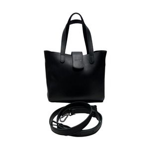 Amazing Lyndon Linda Black Leather "Large" Mini Tote